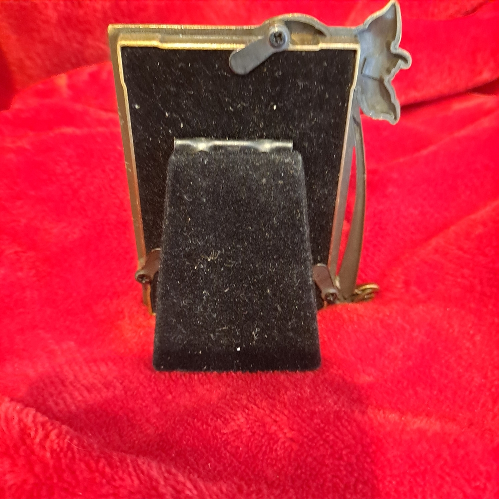 Michaels Palm Tree Photo Frame - Green and Brown Metal Baked Enamel - Picture 3 of 3